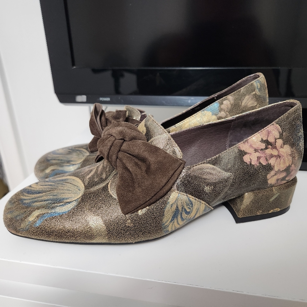 Django & Juliette Varva Bow Loafers size 39 - Picture 4 of 11